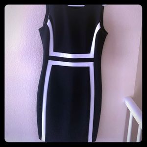 Calvin Klein color block dress